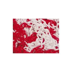 Taliaplast Chaine de signalisation 530100 25 m rouge/blanc Diam 8 mm