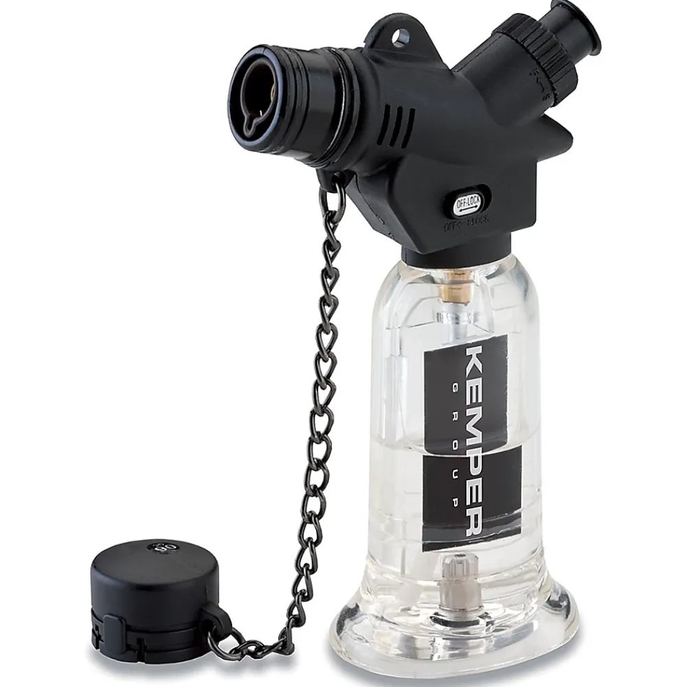 Kemper Chalumeau à gaz polyvalent Micro soudeuse de poche rechargeable Allumage Piezo