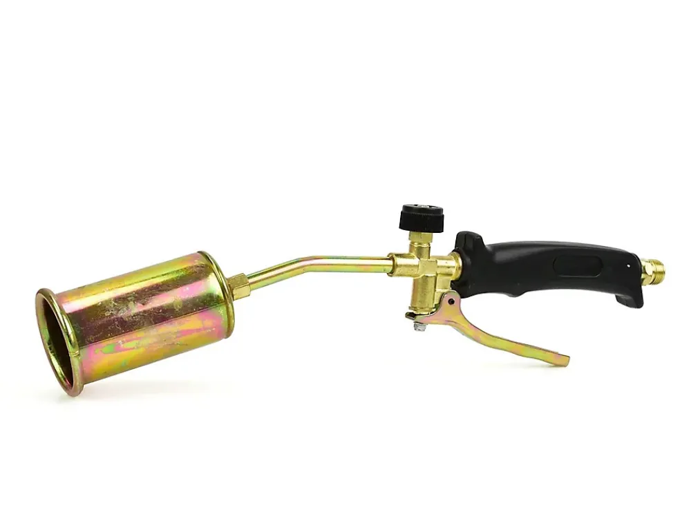 Importdistrib Lampe À Souder-Chalumeau Gaz Professionnel Pour Charpente - Avec 3 Buses 25 35 50 Mm En Blister 10 Pièces