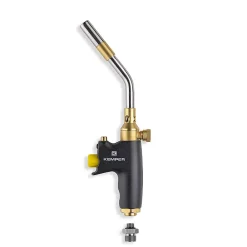 Kemper Chalumeau à gaz Tuyau 2m Connexion directe sur Bouteille Gaz Flamme Réglable Piezo