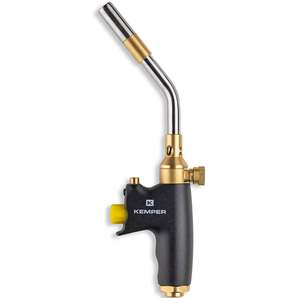Kemper Chalumeau à gaz Tuyau 2m Connexion directe sur Bouteille Gaz Flamme Réglable Piezo