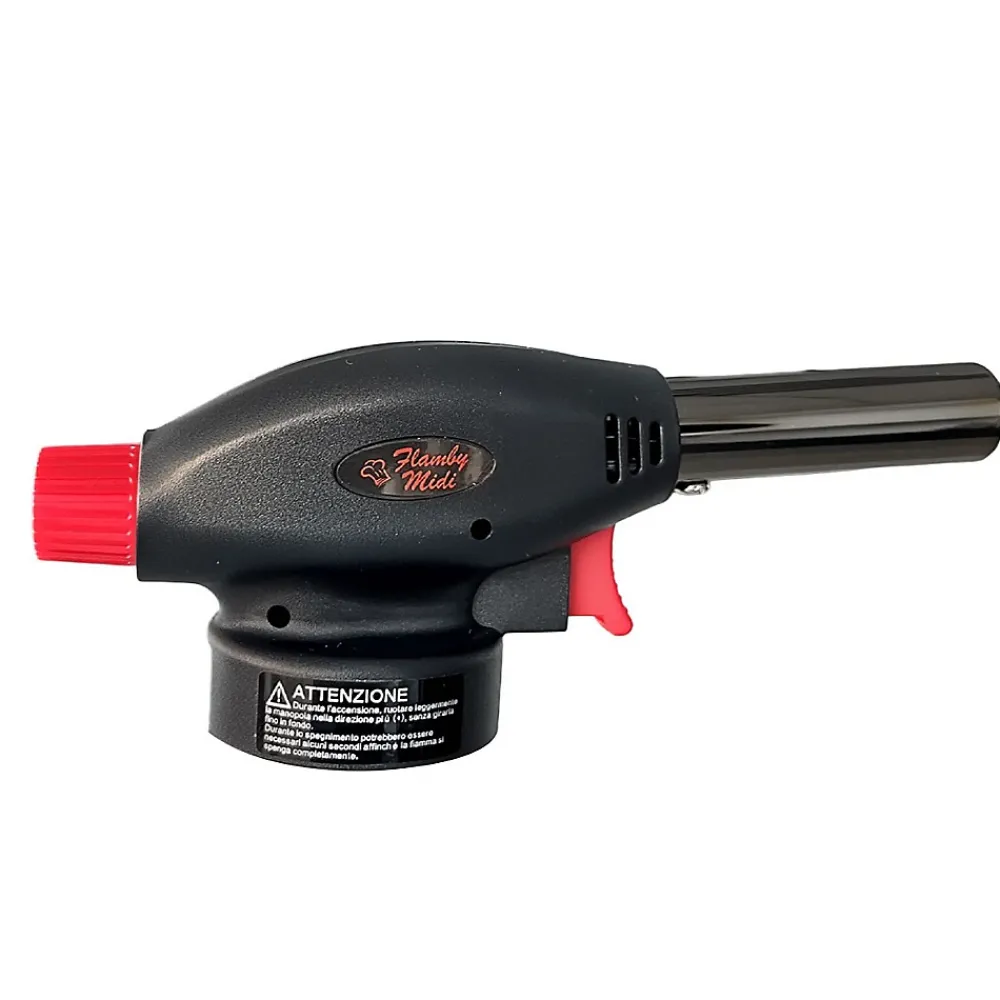 Proweltek Lampe À Souder-Chalumeau à gaz 180W - 360-C + Cartouche gaz butane 227gr - Chalumeau de cuisine Allumage auto piezo flamme réglable