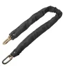 Smith & Locke Chaîne acier trempé avec housse en tissu noir 100cm 1000kg