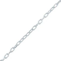 Diall Chaîne-Chaîne droite en acier zingué ø2.5 mm, 2.5 m