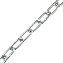 Diall Chaîne maille longue ø10 mm, vendue au mètre linéaire