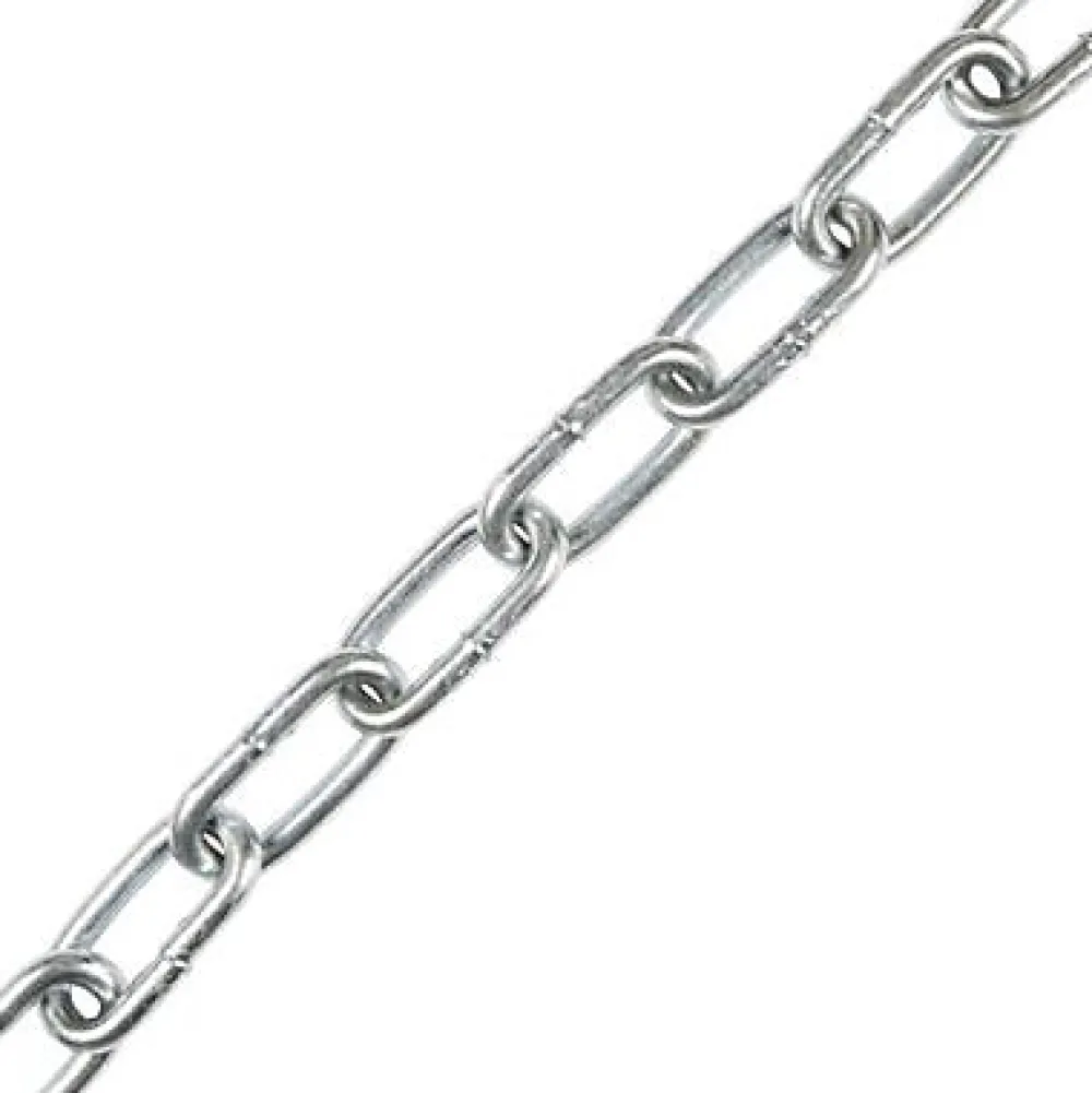 Diall Chaîne maille longue ø10 mm, vendue au mètre linéaire