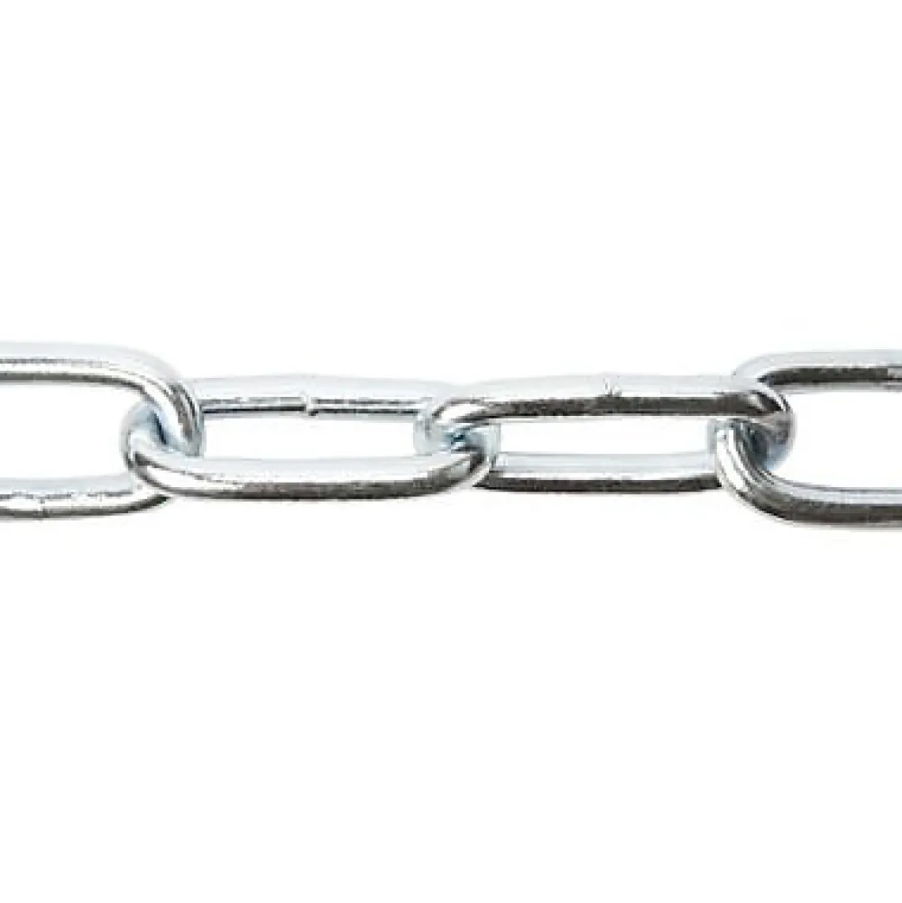 Diall Chaîne-Chaîne maille longue ø8 mm, vendue au mètre linéaire