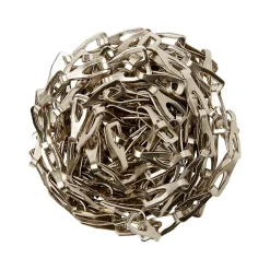 Diall Chaîne nickelée ø2 mm, 2.5 m Acier