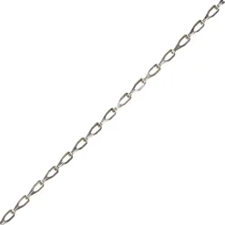 Diall Chaîne nickelée ø2 mm, 2.5 m Acier