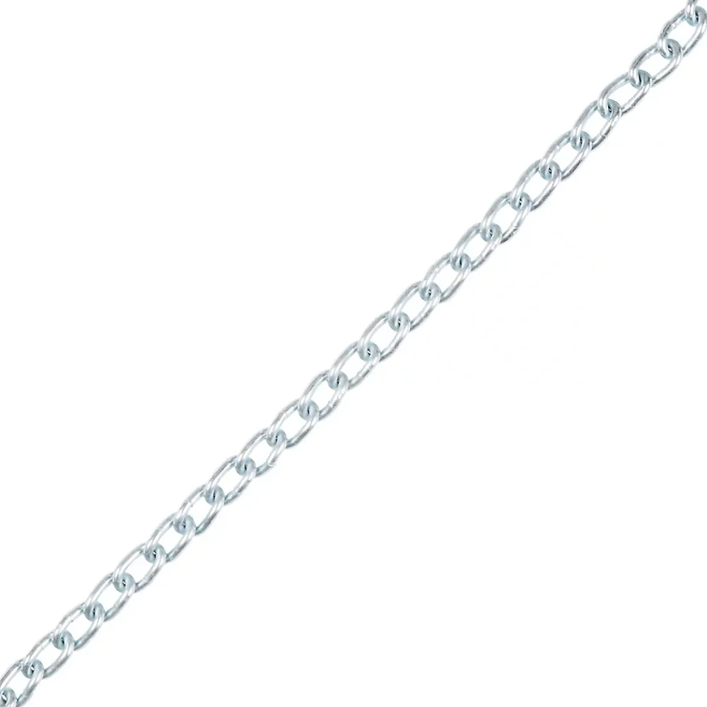Diall Chaîne-Chaîne non soudée nouée en acier ø5 mm, 2.5 m