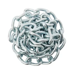 Diall Chaîne-Chaîne non soudée nouée en acier ø5 mm, 2.5 m