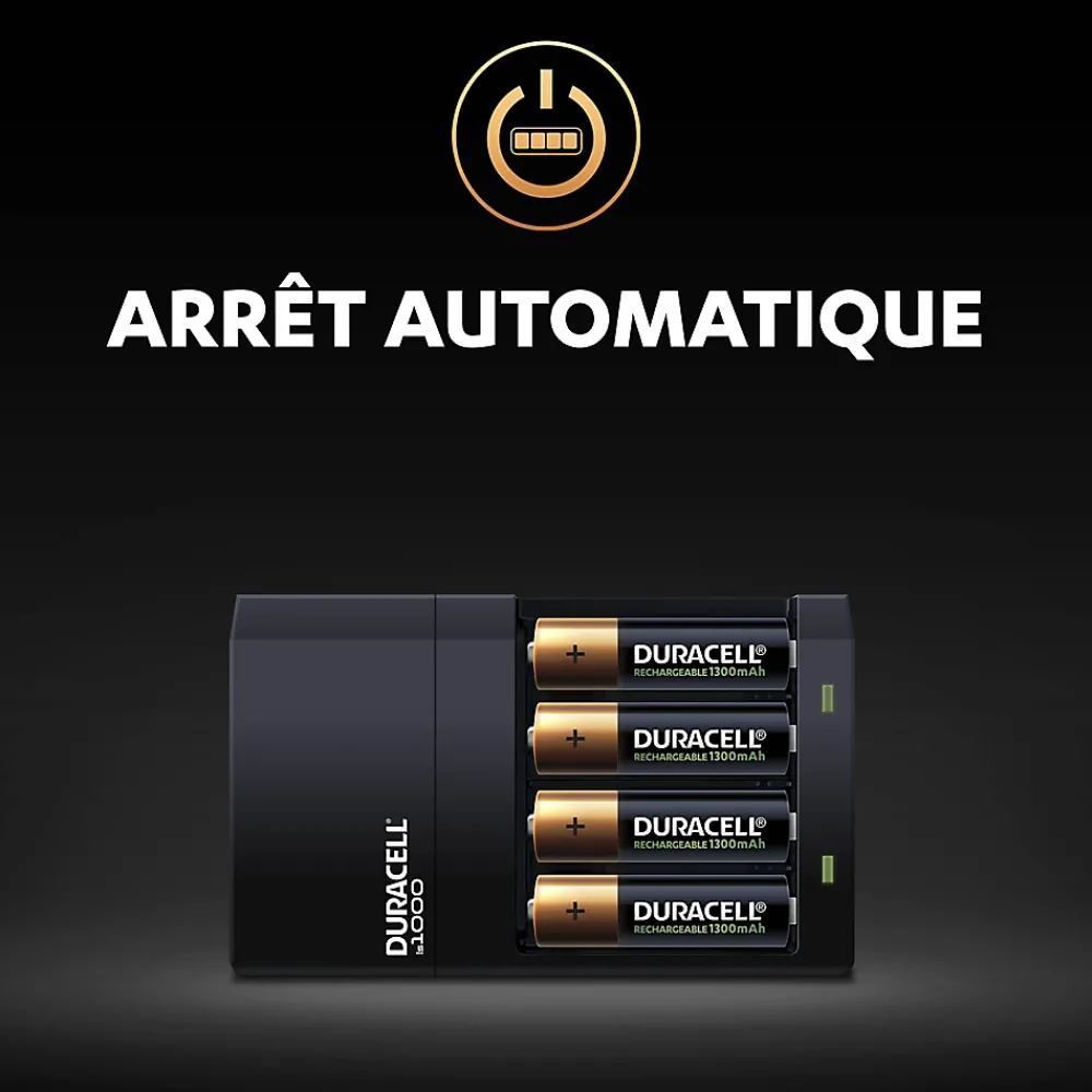 Duracell Chargeur De Pile|Pile C-Chargeur de pile AA / AAA + 4 piles (2xAA + 2xAAA)