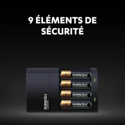 Duracell Chargeur De Pile|Pile C-Chargeur de pile AA / AAA + 4 piles (2xAA + 2xAAA)