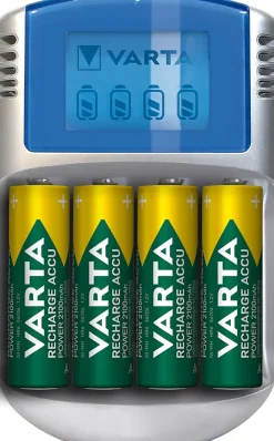 Varta Chargeur De Pile|Pile Aa-Chargeur de piles rapide + 4 piles AA - R06