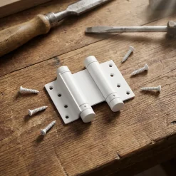 QCL Charnière D'Ameublement-Charnière double action Diall 20mm Blanc