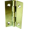 QCL Charnière D'Ameublement-25 charnières acier laitonné Diall 35 x 22 mm