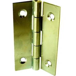 QCL Charnière D'Ameublement-25 charnières acier laitonné Diall 40 x 25 mm