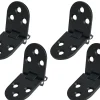 Deko Paumelle De Porte, Meuble Et Fenêtre-Charnières de porte plates, charnières de porte pliantes, charnières de porte pliantes en alliage pour machine à coudre, 4 pièces