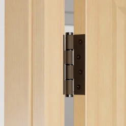 Hardwarexchange Charnière simple action à ressort, 120X40 mm, en aluminium anodisée bronze, pour porte de 40 mm