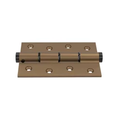 Hardwarexchange Charnière simple action à ressort, 120X40 mm, en aluminium anodisée bronze, pour porte de 40 mm