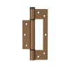 Hardwarexchange Ferme-Porte-Charnière simple action à ressort, 150X30 mm, aluminium anodisée bronze posée totalement en applique, a lame centrée.
