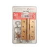 Hardwarexchange Ferme-Porte-Charnière simple action à ressort, 120X40 mm, en aluminium anodisée or, pour porte de 40 mm