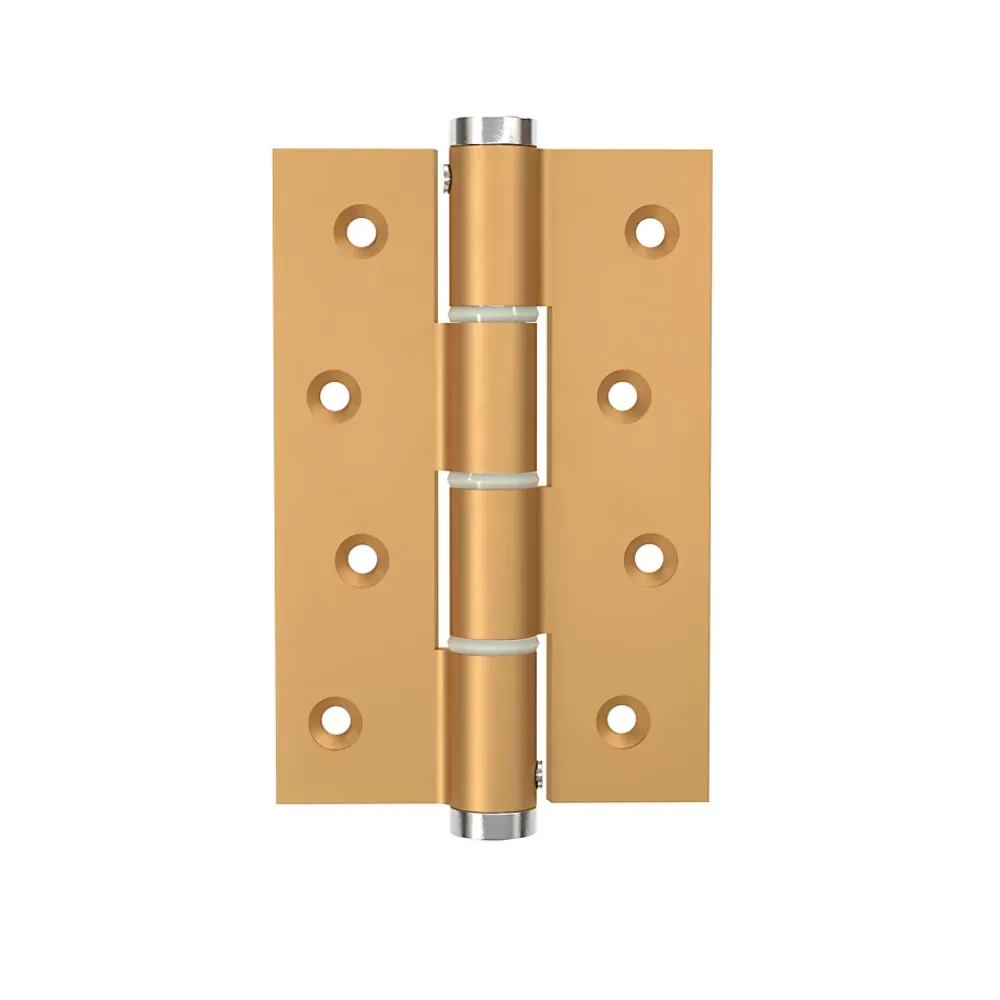 Hardwarexchange Ferme-Porte-Charnière simple action à ressort, 120X40 mm, en aluminium anodisée or, pour porte de 40 mm