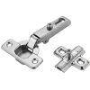 Diall Charnière D'Ameublement-2 charnières invisibles key hole recouvrable acier nickelé Ø26 mm 92°