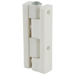 QCL 2 charnières universelles nylon blanc Diall 40 mm