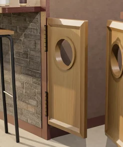Hardwarexchange Ferme-Porte-Charnière va et vient à ressort, 180X40 mm, en aluminium anodisée bronze, pour porte de 40 mm.