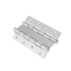 Hardwarexchange Charnière va et vient à ressort, 180X40 mm, en aluminium anodisée argent, pour porte de 40 mm.