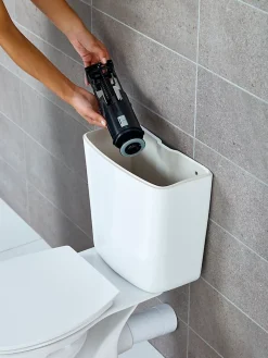 Flomasta Mécanisme De Chasse D'Eau-Chasse d'eau - 2", Double bouton poussoir + tige