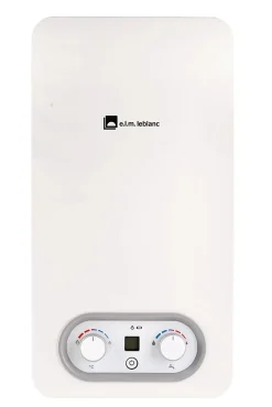 Elm Leblanc Chauffe-Eau Gaz-chauffe-bain ONDEA hydropower bas nox LC9 PVHDN -gaz nat affichage digital