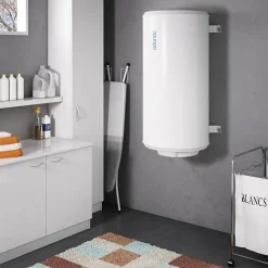 Atlantic Chauffe-Eau Électrique-Chauffe-eau vertical mural compact blindé CHAUFFEO 150L