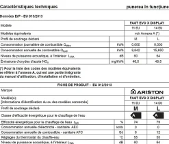 Ariston Chauffe-eau gaz instantané Fast Evo X 11 - butane/ propane