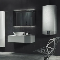 Ariston Chauffe-Eau Électrique|Chauffe-Eau Ariston-Chauffe-eau électrique connecté plat Velis Evo Dry 80L
