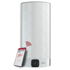Ariston Chauffe-Eau Électrique|Chauffe-Eau Ariston-Chauffe-eau électrique connecté plat Velis Evo Dry 80L