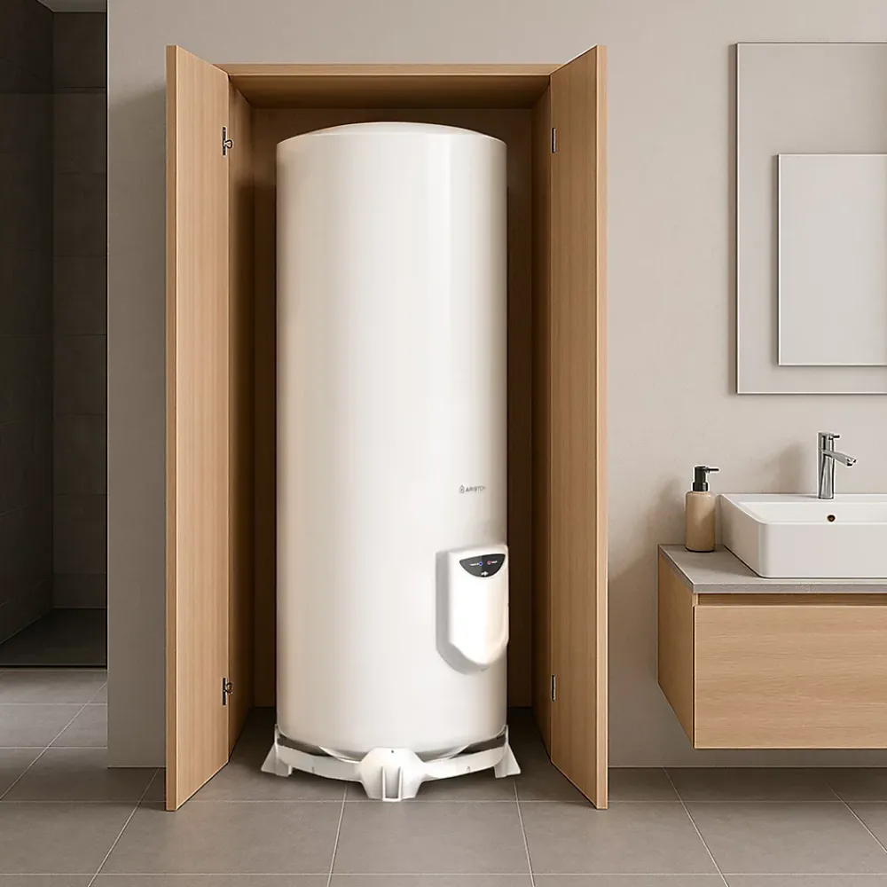 Aristo- Ariston Chauffe-eau électrique 250l HPC+ XPERT stéatite vertical sur socle D570mm - ARISTON - 3000791
