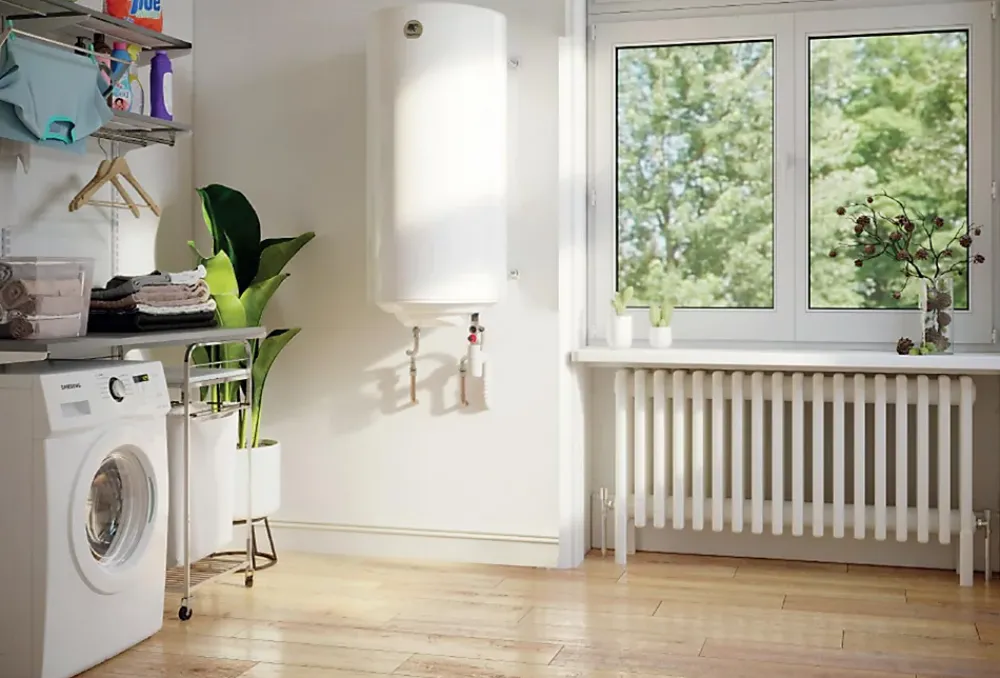 Thermor Chauffe-Eau Électrique-Chauffe eau électrique STEATIS stéatite Vertical standard - Monophasé - Capacité 200 l - Puissance 2200 W - Vertical mural - Cla