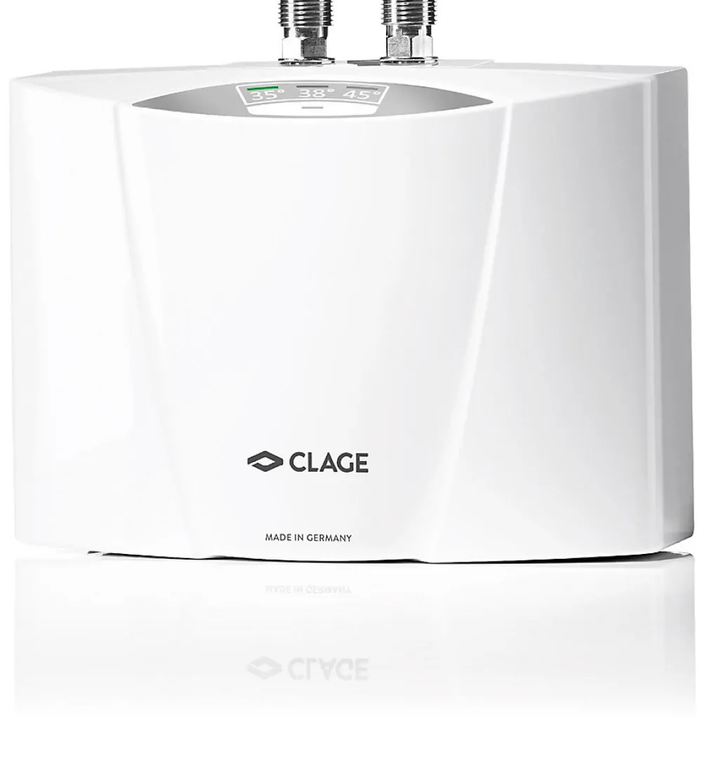 Clage Chauffe-eau électronique SMARTRONIC - MCX 3 - Débit 2,0 l/min-: 3,5 KW - 230 Volt - 15 A, avec câble