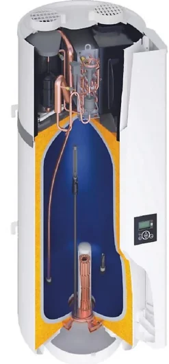 Atlantic Ecs Rad Chauffe-eau thermodynamique CALYPSO connecté mural - Capacité 100L