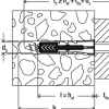 Fischer Cheville Universelle-Cheville bi-matière avec vis DuoPower pour matériaux de construction 10x50 mm, 4 pièces