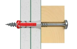 Fischer Cheville bi-matière avec vis DuoPower pour matériaux de construction 10x50 mm, 25 pièces