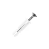 Scell-It Cheville Universelle-Cheville Crampon blanc ø8 mm + vis, 20 pièces