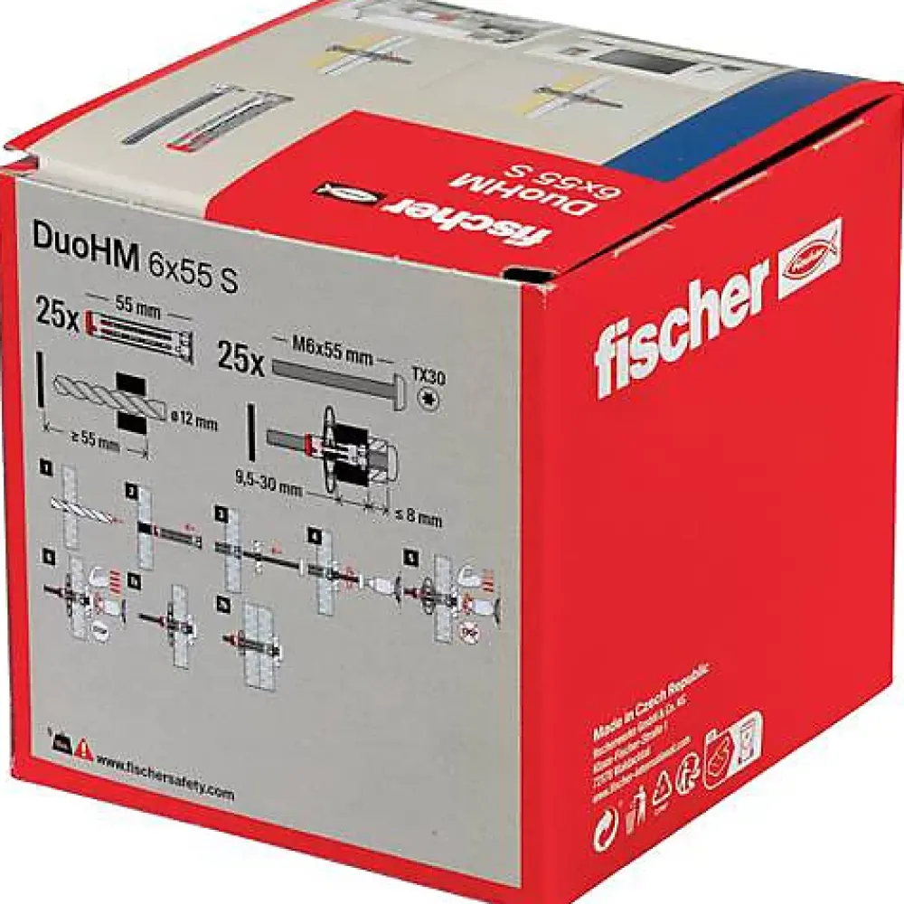 Fischer CHEVILLE DUO HM - DUO HM 6x55 S TX - 25/BTE