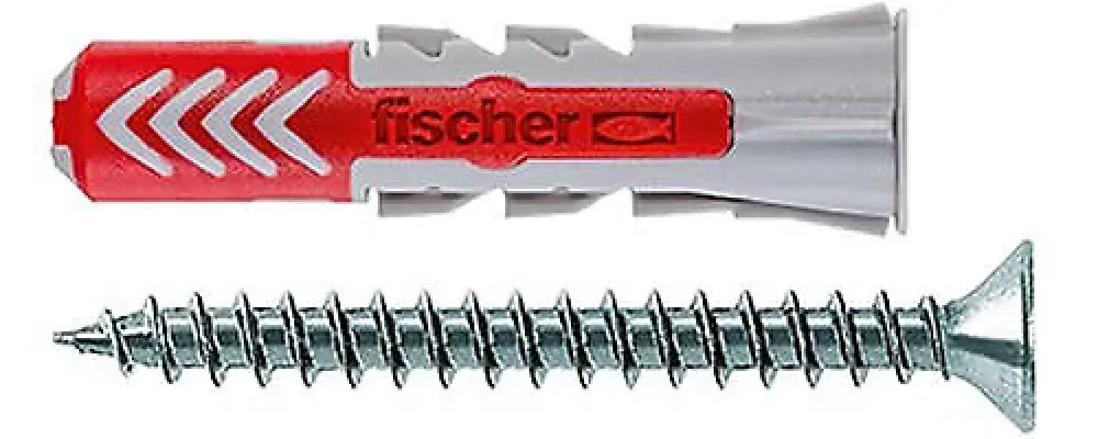 Fischer Kit De Chevilles-Cheville Duopower + vis big pack 6X30, 50 pièces