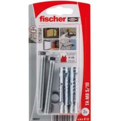 Fischer Cheville Autoforeuse-Cheville métallique à douille BT 6 x 60 mm, 4 pièces