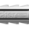 Fischer Cheville nylon pour matériaux pleins SX PLUS 10x50 mm profondeur perçage 70 mm, 50 pièces
