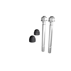 Kordo Cheville pour sol Prestio béton avec capuchon anthracite , lot de 2