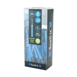 Scell-It 25 chevilles à clouer 8 x 80 nylon